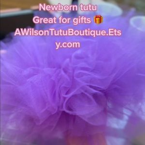 One color sewn tutu for newborns 🥰